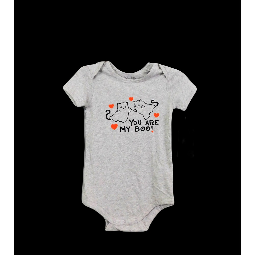 Harper Canyon Baby One Piece You are My‎ Boo, Size 18M, Gray, Print, New